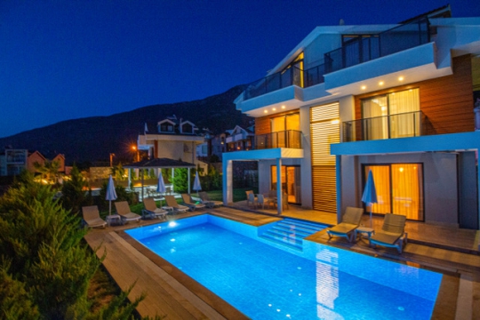 Muğla Fethiye 8 Kişilik Lüks Onno Villa - Nokta Villa